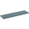Verglasungsklotz / Klotzbrücke blau 2 mm, Detail Rückseite
