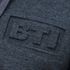 Sweatshirt-Jacke mit Kapuze BTI, anthrazit/schwarz, Detail