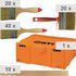 BTI Box 2 + Einwegpinsel-Set, Einweg-Lasurpinsel Holz, Einweg-Flächenstreicher, Rühr- / Mischstab