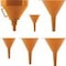 Trichter-Set, 6-teilig, orange