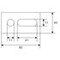 Stockschraube STO-S EPDM inkl. A2 Adapterblech, Technische Zeichung