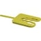 Montagefix 40 x 30 x 4 mm gelb Oberseite