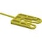 Montagefix 40 x 30 x 4 mm gelb Unterseite