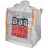 Big Bag mit Asbestkennzeichnung, Asbest Big Bag 90 x 90 x 100 cm