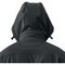 Winterjacke 50-Jahre-BTI, Softshell, Flauschfutter, Detail Abnehmbare Kapuze, schwarz