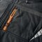 Winterjacke 50-Jahre-BTI, Softshell, Flauschfutter, Abnehmbare Kapuze, Detail Brusttasche, schwarz
