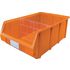 Lagerbox Gr. 1 orange mit Inneneinteilung quer, Längsteiler, Querteiler