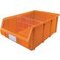 Lagerbox Gr. 1 orange mit Inneneinteilung quer, Längsteiler, Querteiler