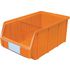 Lagerbox Gr. 2 orange mit Inneneinteilung quer, Längsteiler, Querteiler