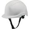 Bauschutzhelm weiß, Schutzhelm, Bauhelm, Kinnriemen