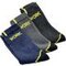 Workersocken 3er-Pack, Arbeitssocken, Arbeitsstrümpfe, blau, grau, schwarz