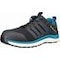 Halbschuh Breeze S1P, schwarz-blau, einzeln Detail Schnellschnürung