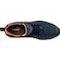 Halbschuh Chase S1P, blau-orange, einzeln, Oberseite