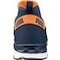 Halbschuh Chase S1P, blau-orange, einzeln, Rückseite