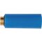 Baustopfen Slim blau Messing