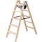 Stufen-Stehleiter Holz, beidseitig, 2 x 5 Stufen, Günzburger Steigtechnik, Munk