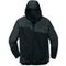 Regenjacke Amper, schwarz, vorne