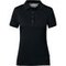 Polo-Shirt CottonTec Hakro Damen schwarz Vorderansicht