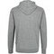 Kapuzen-Sweaty Premium Hakro Damen Herren Rückenansicht grau, graumeliert, Hoodie, Sweat-Shirt, Sweatshirt, Kapuzen-Sweatshirt
