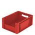 Euronorm-Sichtlagerkasten, HxLxB 170x400x300mm, 15l, PP, rot