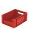 Euronorm-Sichtlagerkasten, HxLxB 170x400x300mm, 15l, PP, rot