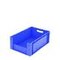 Euronorm-Sichtlagerkasten, HxLxB 220x600x400mm, 41l, PP, blau