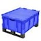 Euronorm-Stapelbehälter, HxLxB 438x800x600mm, 121l, PP, blau