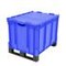 Euronorm-Stapelbehälter, HxLxB 638x800x600mm, 206l, PP, blau