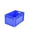 Euronorm-Stapelbehälter,HxLxB 320x600x400mm,62l,PP,blau,Wände geschlossen