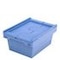 Mehrwegbehälter,HxLxB 190x400x300mm,16l,PP,taubenblau,Wände geschlossen