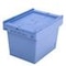 Mehrwegbehälter,HxLxB 290x400x300mm,22l,PP,taubenblau,Wände geschlossen