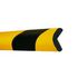 Eckenschutz, Winkel, HxLxB 30x1000x30mm, PU, gelb/schwarz, selbstklebend