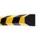 Flächenschutz,Trapez,HxLxB 40x1000x40mm,PU,gelb/schwarz,selbstklebend