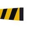 Flächenschutz,Rechteck,HxLxB 60x1000x20mm,PU,gelb/schwarz,selbstklebend