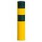 Rammschutzpoller,f. außen,HxØ 1200x273mm,Stahl,gelb/schwarz,z. Aufdübeln