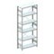 Systemregal, Grundfeld, CLIP, HxBxT 2500x1056x436mm, Fachl. 100kg