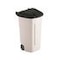 Wertstofftonne, 1x100l, HxBxT 850x510x530mm, Korpus PP beige