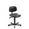Arbeitsdrehstuhl, Standardsitz schwarz, PU-Schaum, Sitz H 440-580mm