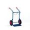 Flaschenkarre, Tragl. 200kg, 2x40/50l Flasche, m. Kette, RAL5010