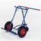 Flaschenkarre, Tragl. 200kg, 2x40/50l Flasche, m. Kette, RAL5010