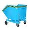 Kippwagen,wasserdicht,HxLxB 1290x1420x1340mm,1m³,Tragl. 300kg,RAL5012