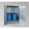 Gefahrstoff-Container,f. wasserg. Stoffe,HxBxT 2380x2075x2075mm,verzinkt