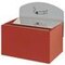 Wandascher, HxBxT 87x140x98mm, Korpus Stahl, Korpus rot