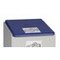 Deckel, f. Wertstoff-Sammelbox 60l, Polystyrol, blau, Aufpreis