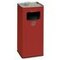 Kombiascher, HxBxT 700x320x320mm, Korpus Stahl rot