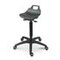 Stehhilfe, Sitz Kunststoff schwarz, Sitz H 520-710mm, Gestell schwarz