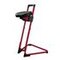 Stehhilfe, Sitz PU-Schaum schwarz, Sitz H 600-850mm, Gestell rot
