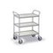Allzweckwagen,Tragl. 150kg,3 Etage(n),Ladefl. LxB 660x340mm,silbergrau