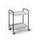 Allzweckwagen, Tragl. 40kg, 2 Etage(n), Ladefl. LxB 625x390mm, RAL9005