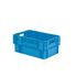 Euronorm-Drehstapelbehälter, HxLxB 270x600x400mm, 50l, PP, blau